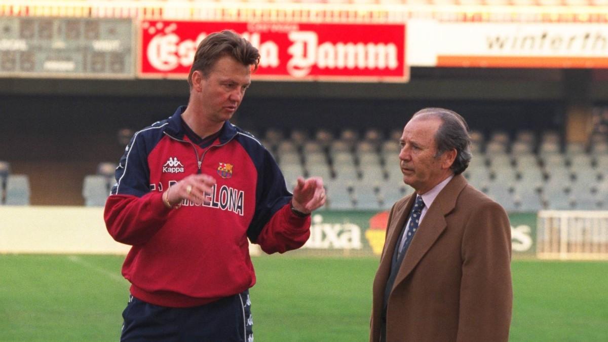 Nuñez y Van Gaal mantenían una relación cordial