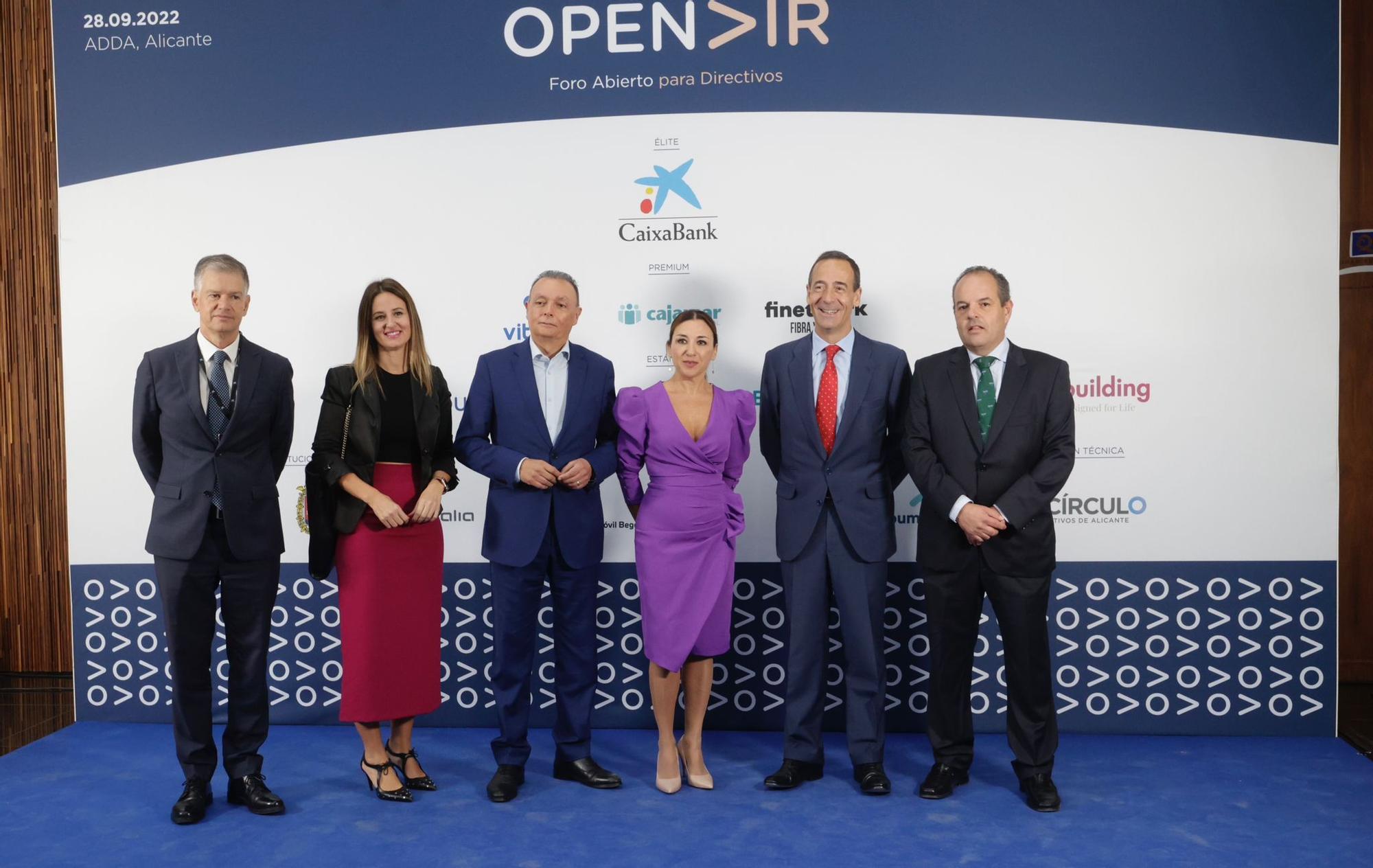 El consejero delegado de CaixaBank, Gonzalo Gortázar, participa en el congreso Opendir, organizado por el Círculo-Directivos de Alicante en el ADDA