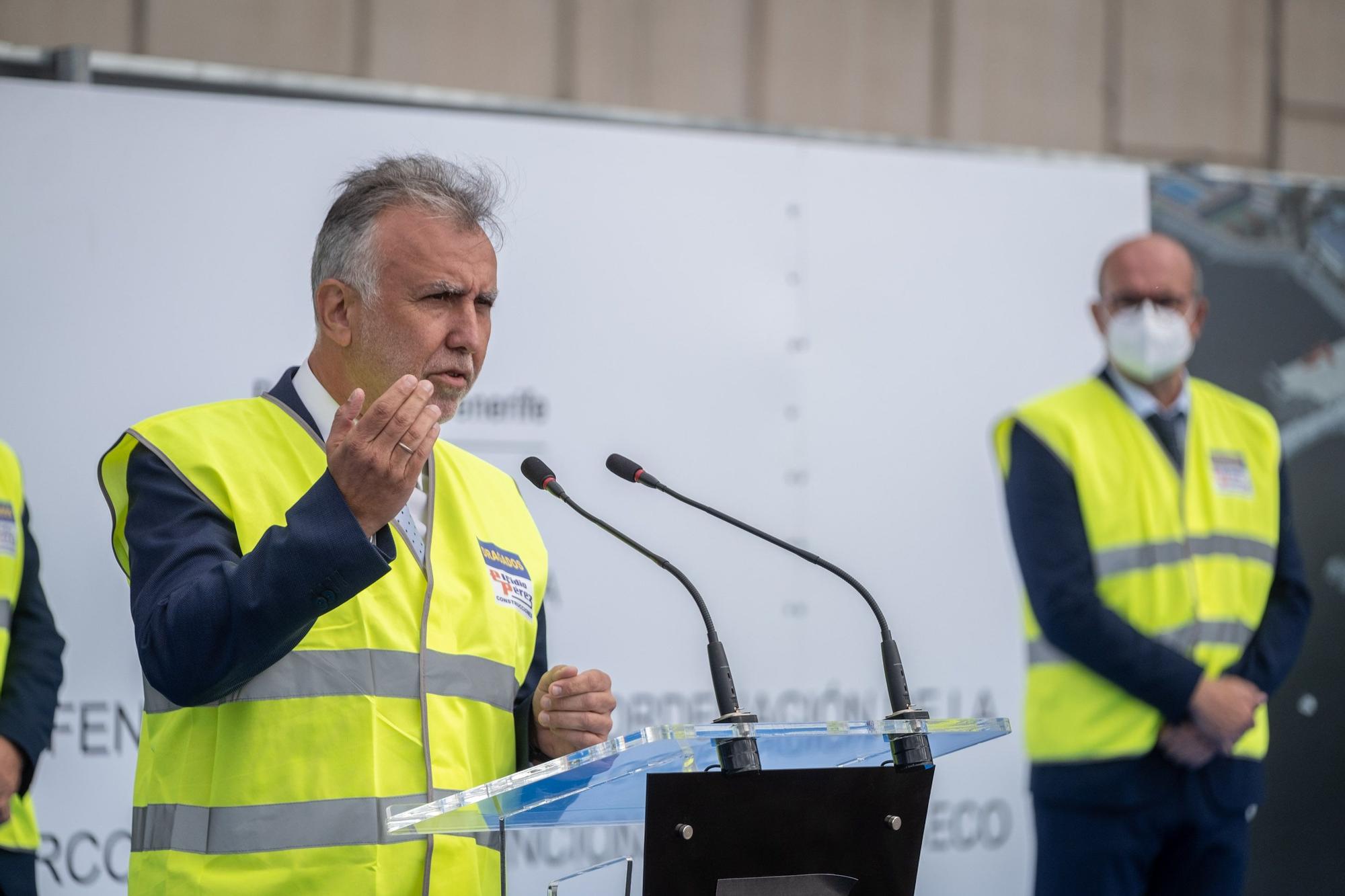 Inicio de las obras de la playa de Valleseco