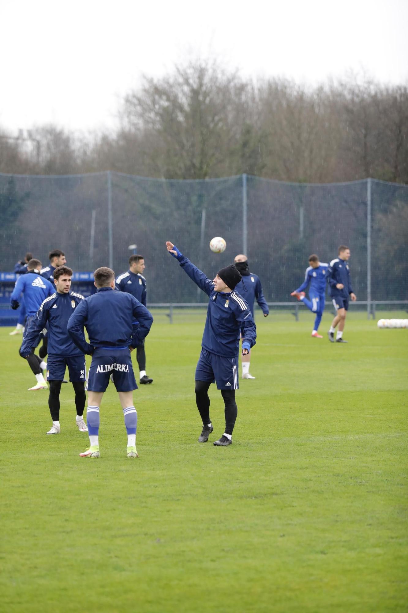 Las imágenes del entrenamiento del Oviedo