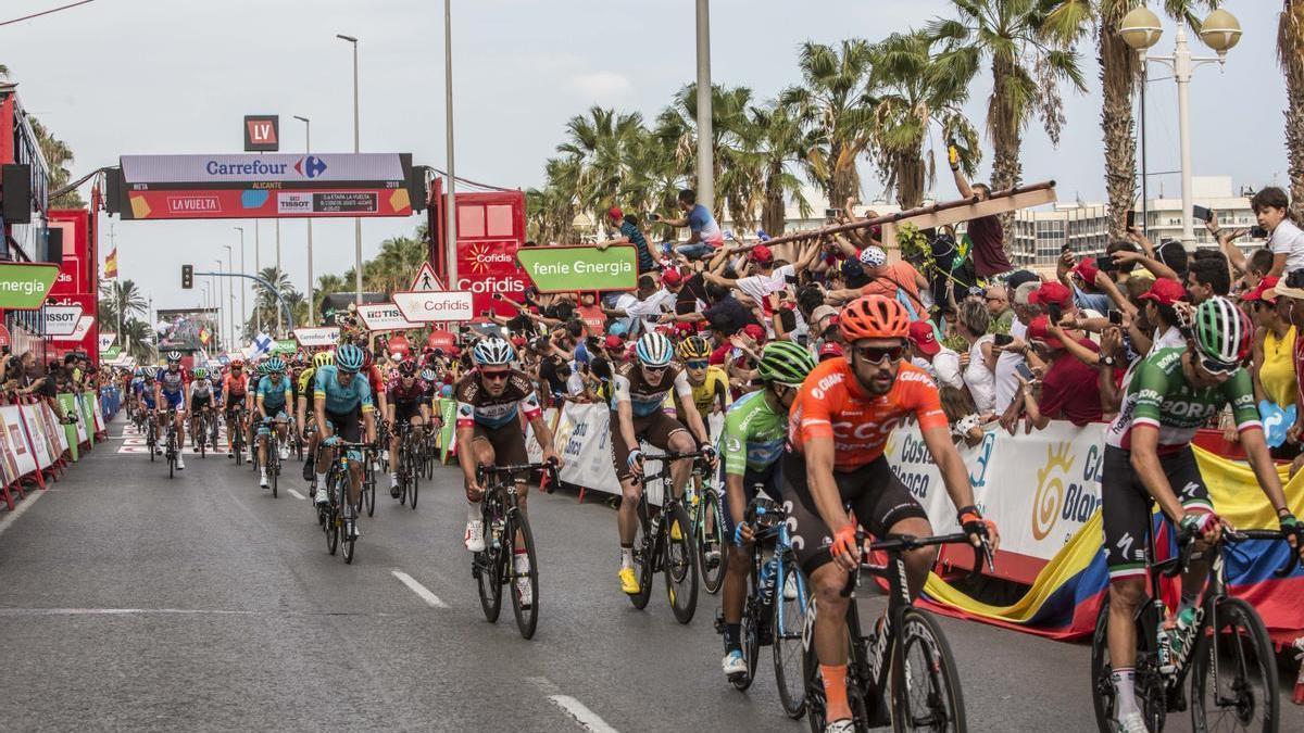 La Vuelta Ciclista a España llegó a la Explanada en 2019