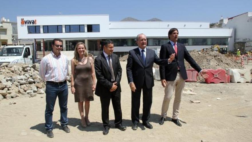 El alcalde visita las obras del nuevo centro de la ACB