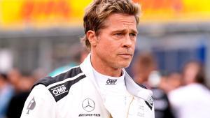 Brad Pitt en F1, que se estrenará en 2025.
