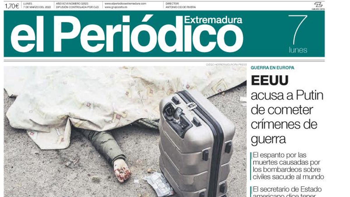 Consulta la portada correspondiente al día 7 de marzo del 2022