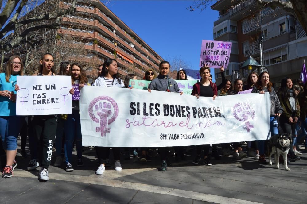 Passacarrers del 8-M a Manresa