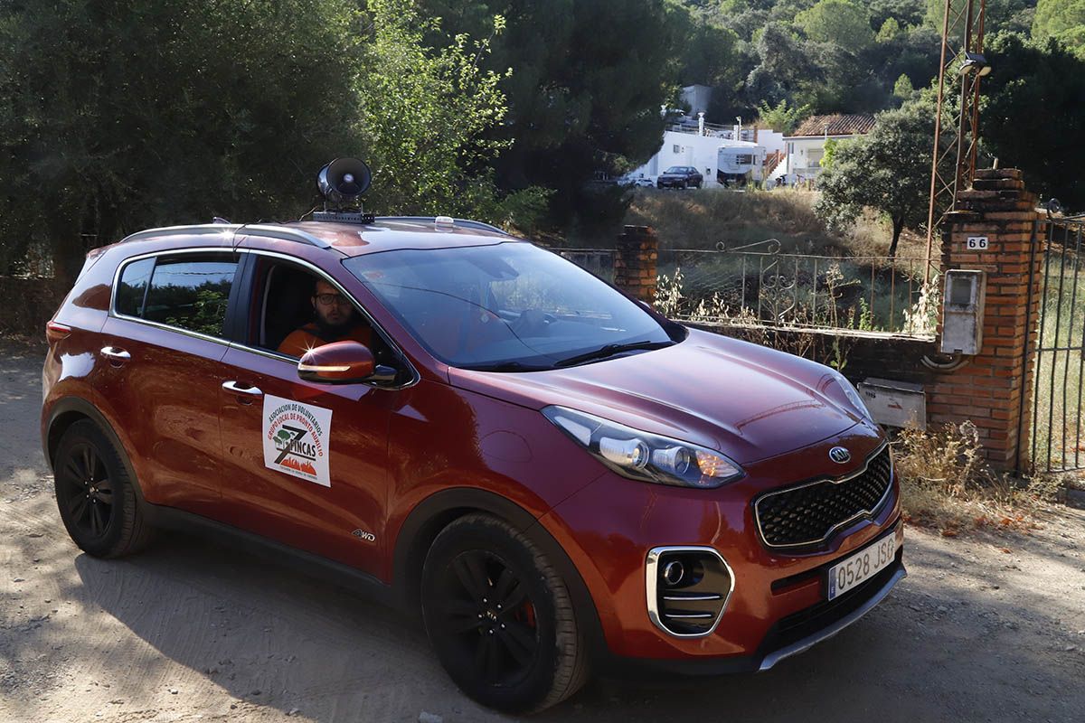 Simulacro de incendio en Trassierra