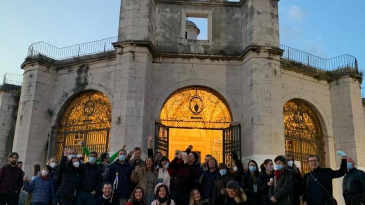 Participantes na romaría de Santo Amaro, en Lisboa.   | // CEDIDA