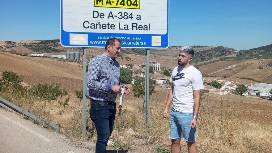 El PSOE pide a la Diputación que arregle los tramos de carreteras dañados que unen Cañete la Real con Ronda y Almargen