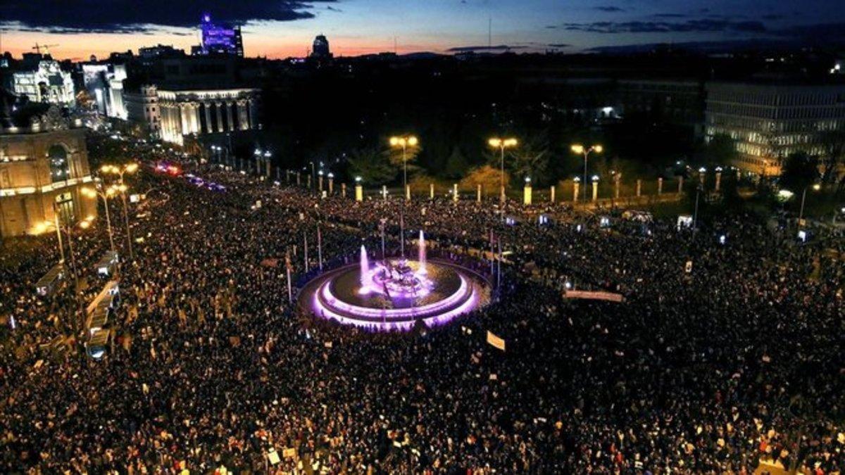 Manifestación contra la violencia de género el pasado 8 de marzo