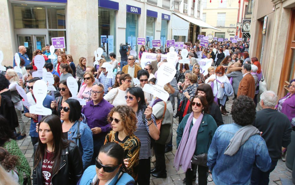 Manifestación en Málaga contra la Violencia contra las Mujeres