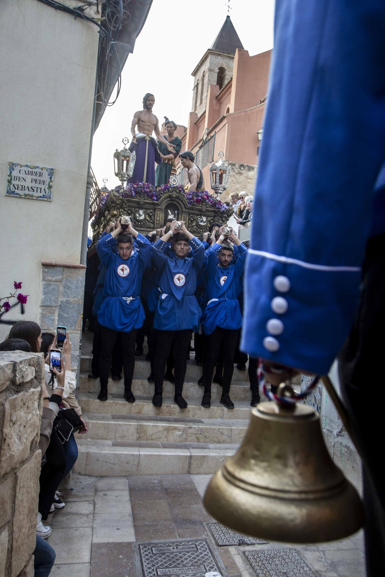 Hermandad Agustina procesiona el Lunes Santo por las calles del casco antiguo