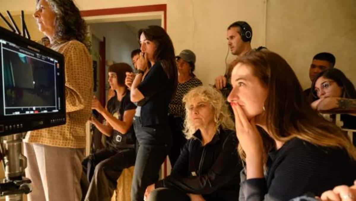 Mònica Terribas, en el rodatge de 'El minut heroic: jo també vaig deixar l'Opus Dei'