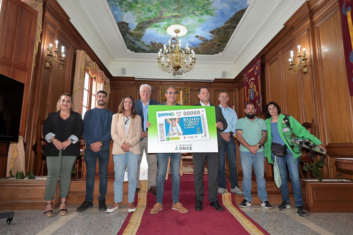 La ONCE dedicada un cupón a la Bajada de la Virgen