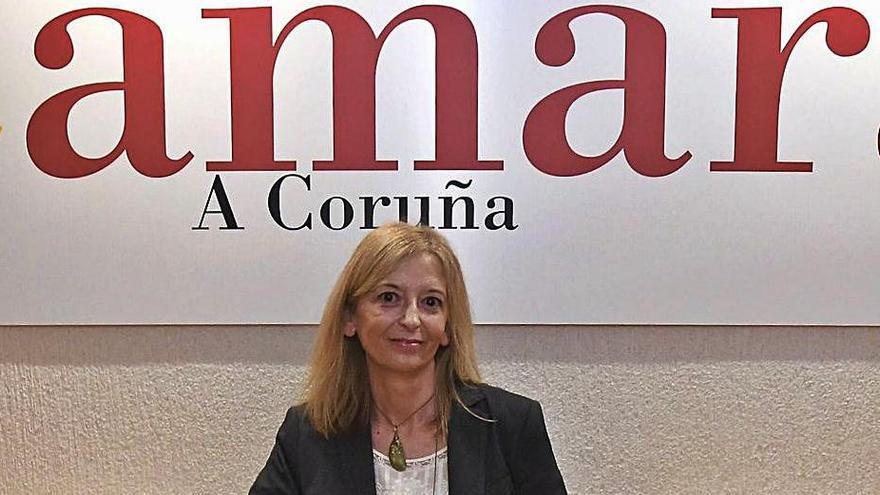 Odile Lueiro, en la Cámara de A Coruña   | // CASTELEIRO/ROLLER AGENCIA