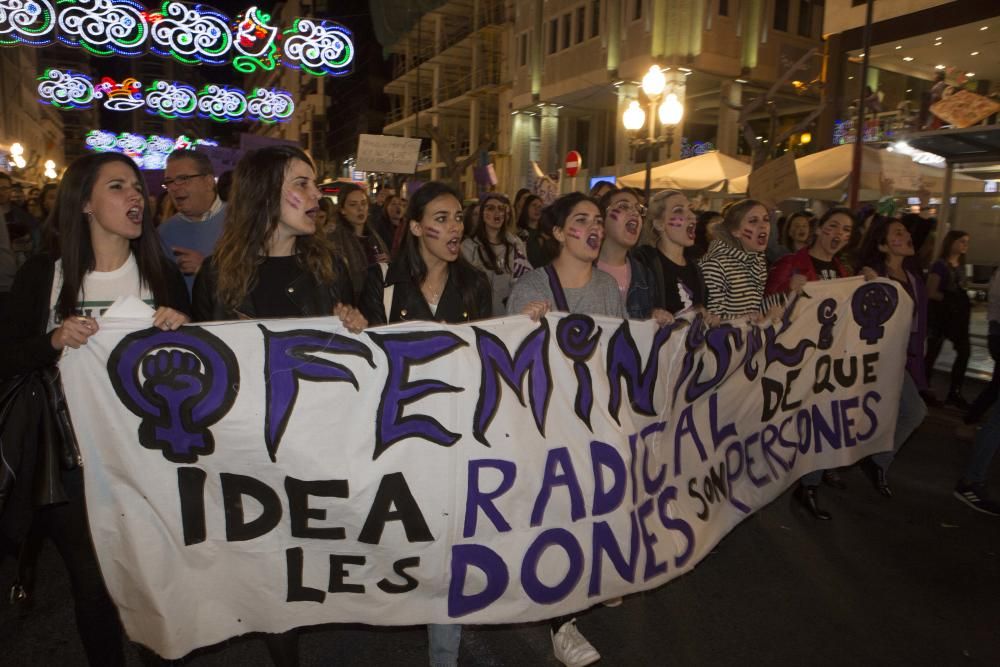 Manifestación del 8M en Alicante