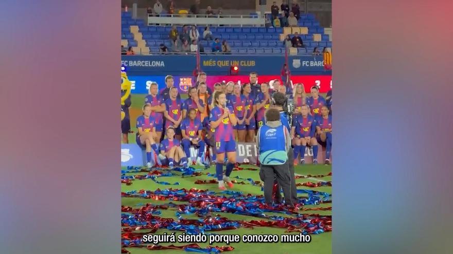 Alexia Putellas: "Lo daremos todo, queremos levantar todos los títulos"