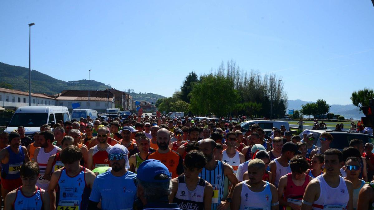 Medio millar de personas en la XVII Carreira Pedestre Concello de Moaña