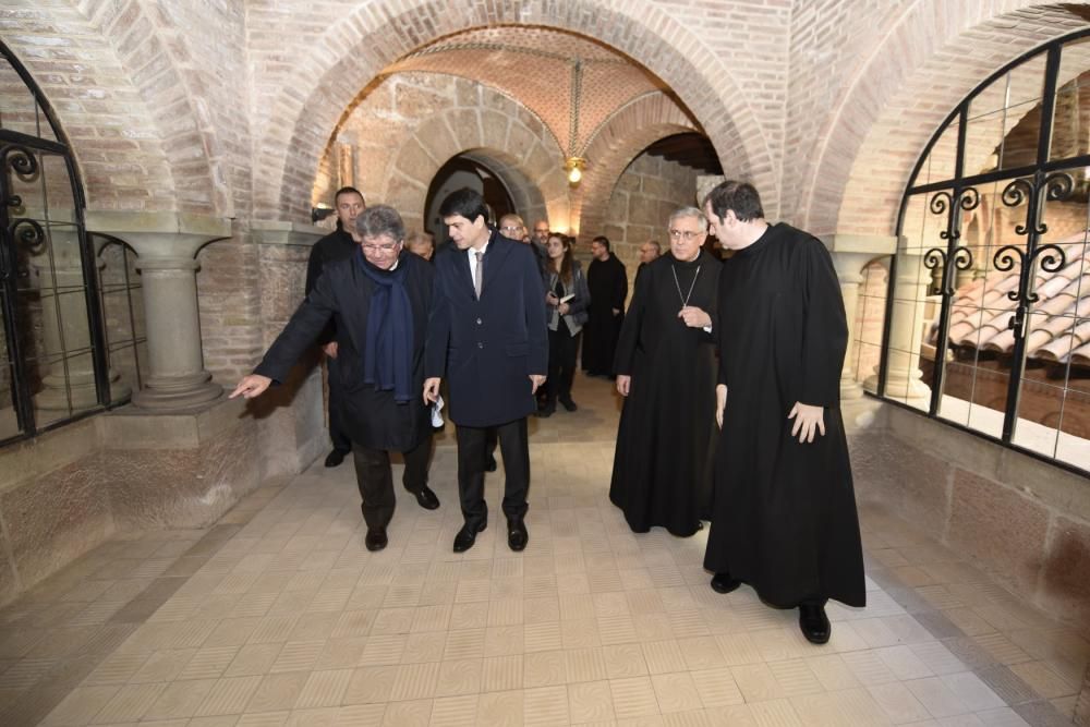 Rehabilitació del claustre i l'atri de Montserrat