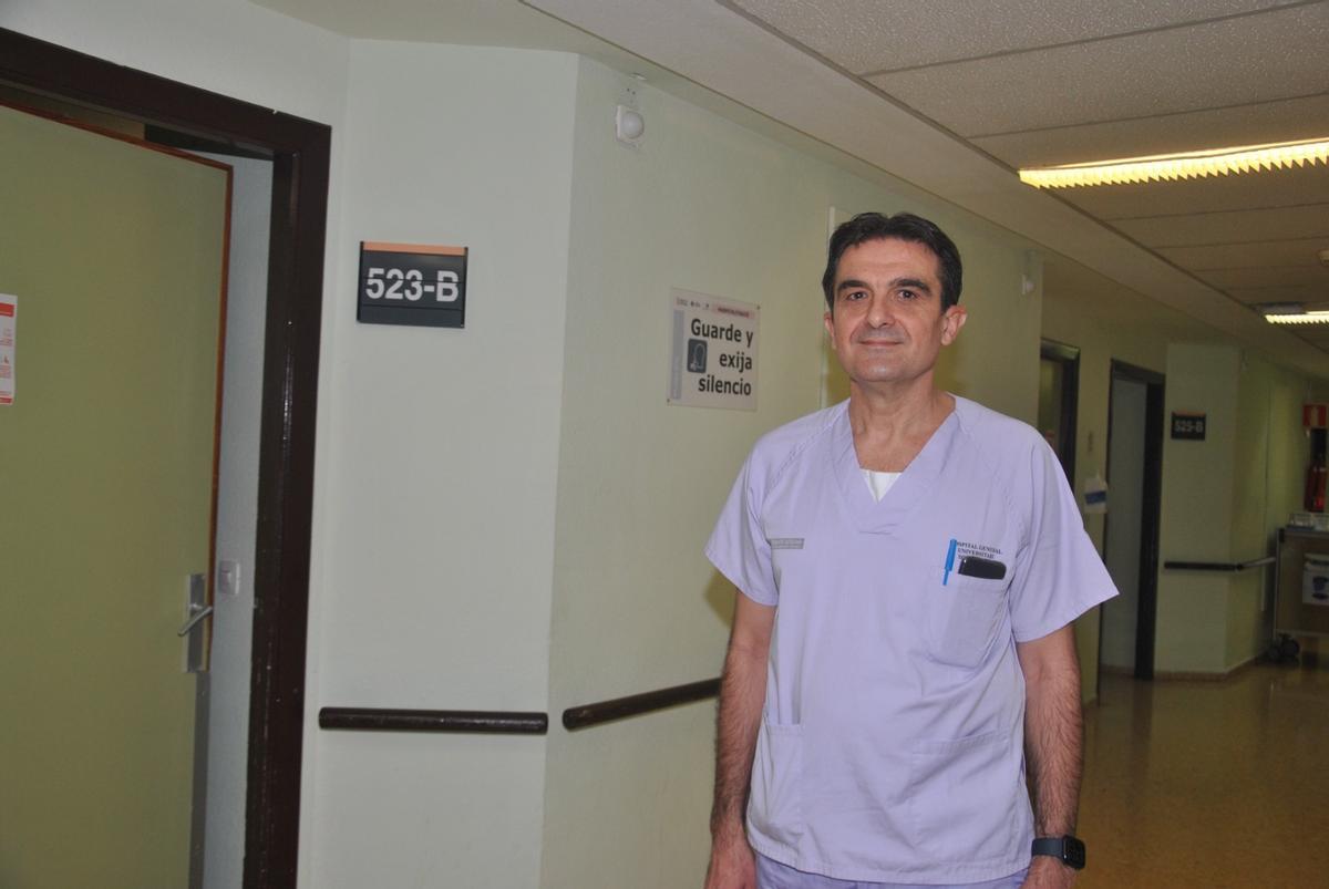 David Ramos, responsable de la Unidad de Transplante Renal del Hospital General de Castellón
