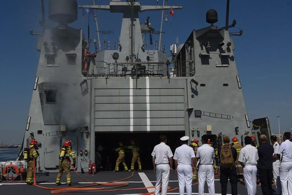 Despliegue del BAM Furor en la operación Sea Guardian de la OTAN en julio de 2023