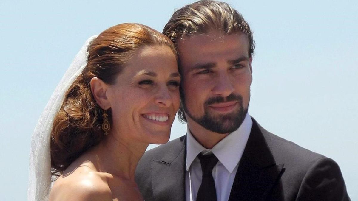 Mario Biondo, el día de su boda con Raquel Sánchez Silva, el 22 de junio del 2012.