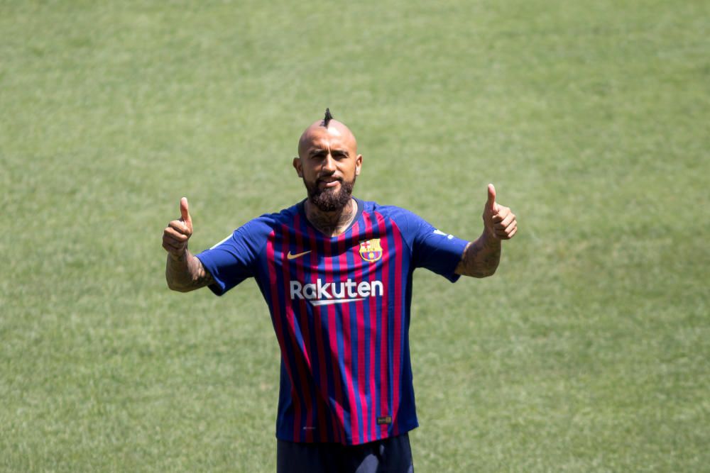 Presentació d'Arturo Vidal