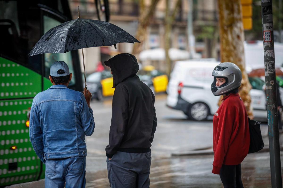 Lluvia en Barcelona