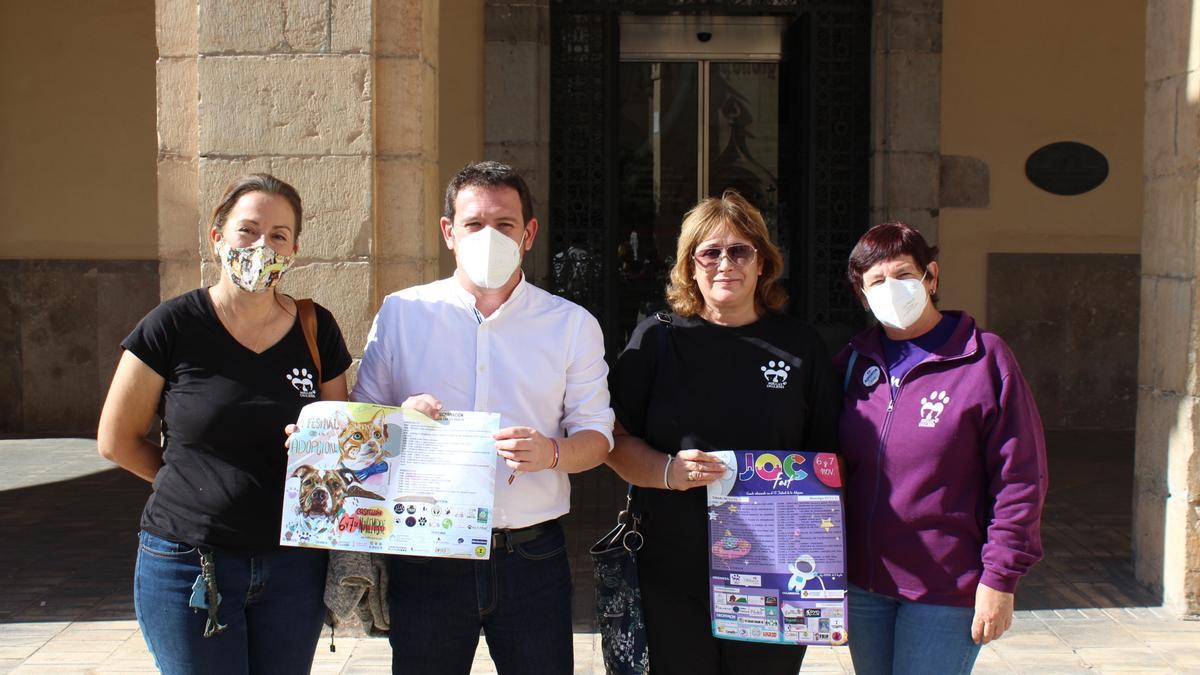 El concejal Ignasi Garcia en la presentación del Festival de la Adopción.