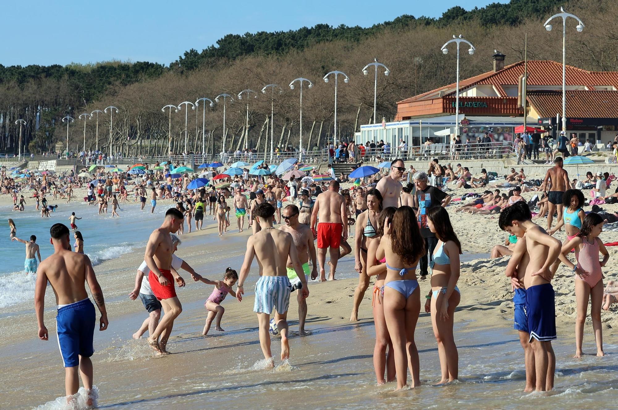 Abril al sol... en Vigo