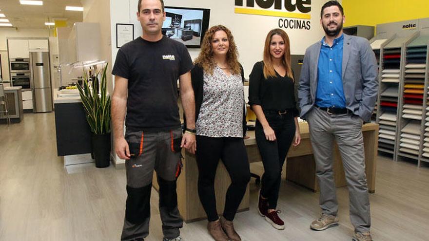 El equipo de Nolte Cocinas Málaga.