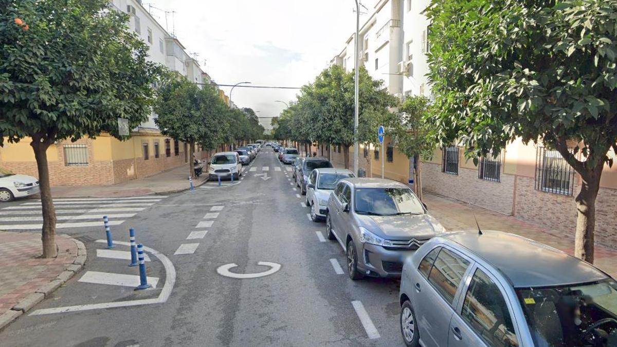 Calle Mejillón, lugar donde ocurrieron los hechos