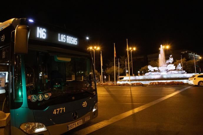 Autobús nocturno Madrid
