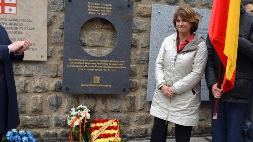 El juicio a los presos independentistas enturbia el homenaje a los deportados de Mauthausen