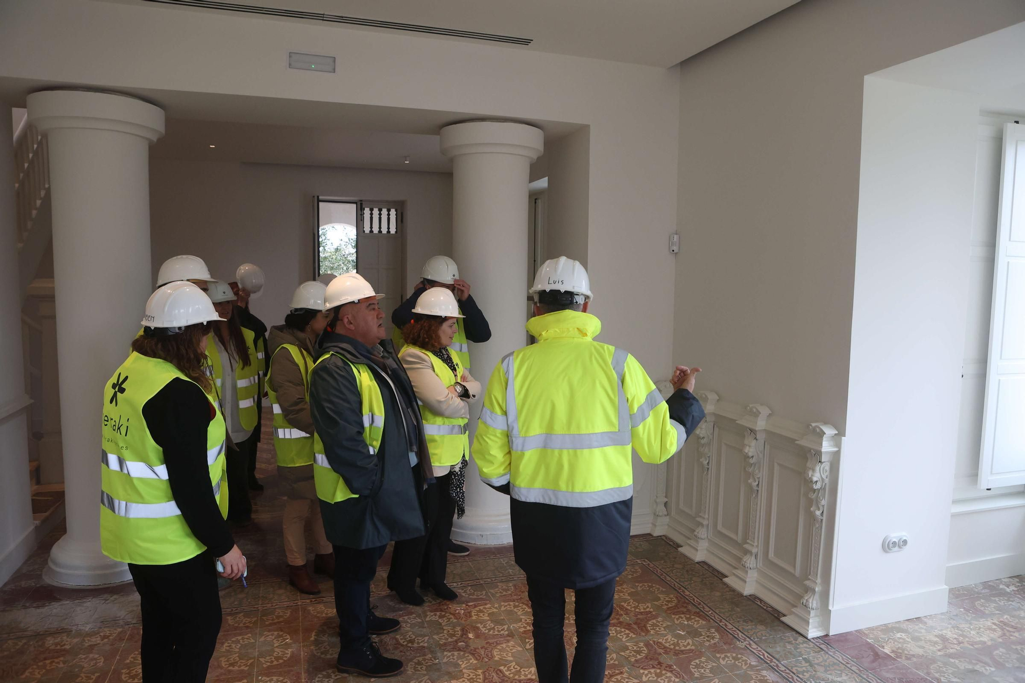 Visita a Finca Os Loureiros, sede del futuro Pazo da Cultura de Abegondo