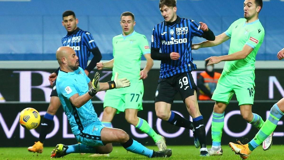 La Atalanta derrotó a la Lazio en los cuartos de final de la Coppa Italia