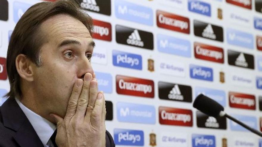 Julen Lopetegui, en Las Rozas.