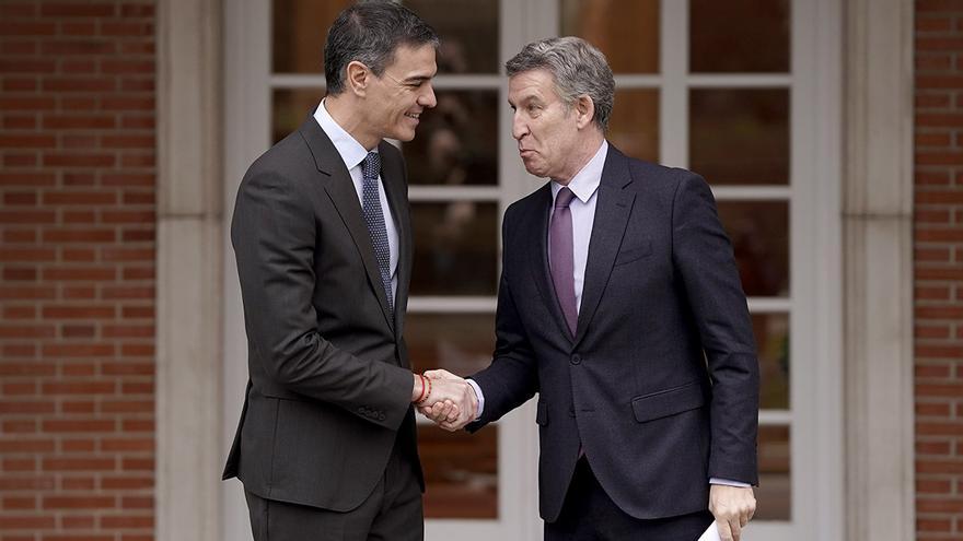 El Gobierno confirma que el lunes se producirá la reunión entre Sánchez y Feijóo