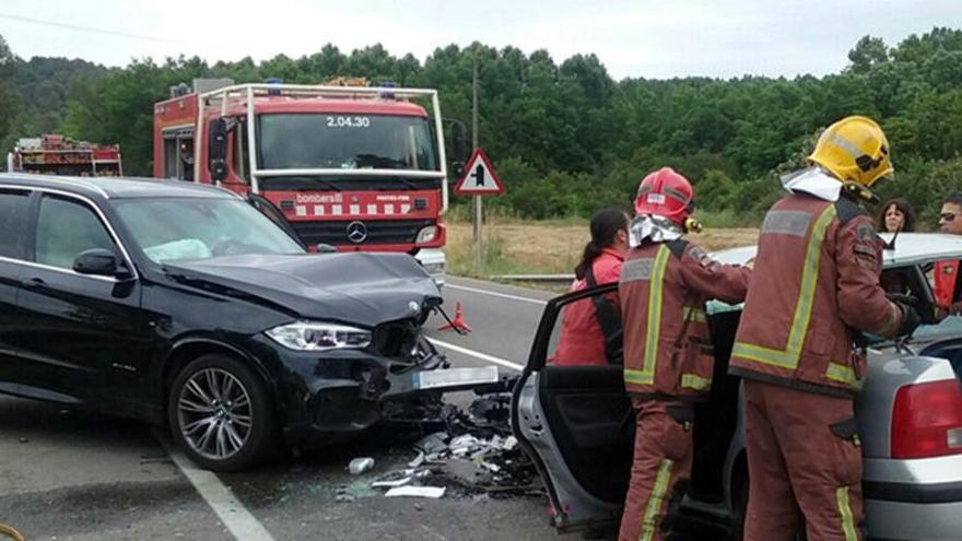 L&#039;accident ha provocat tres ferits, un d&#039;ells greu