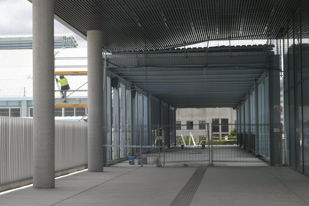 Obras estación del tren