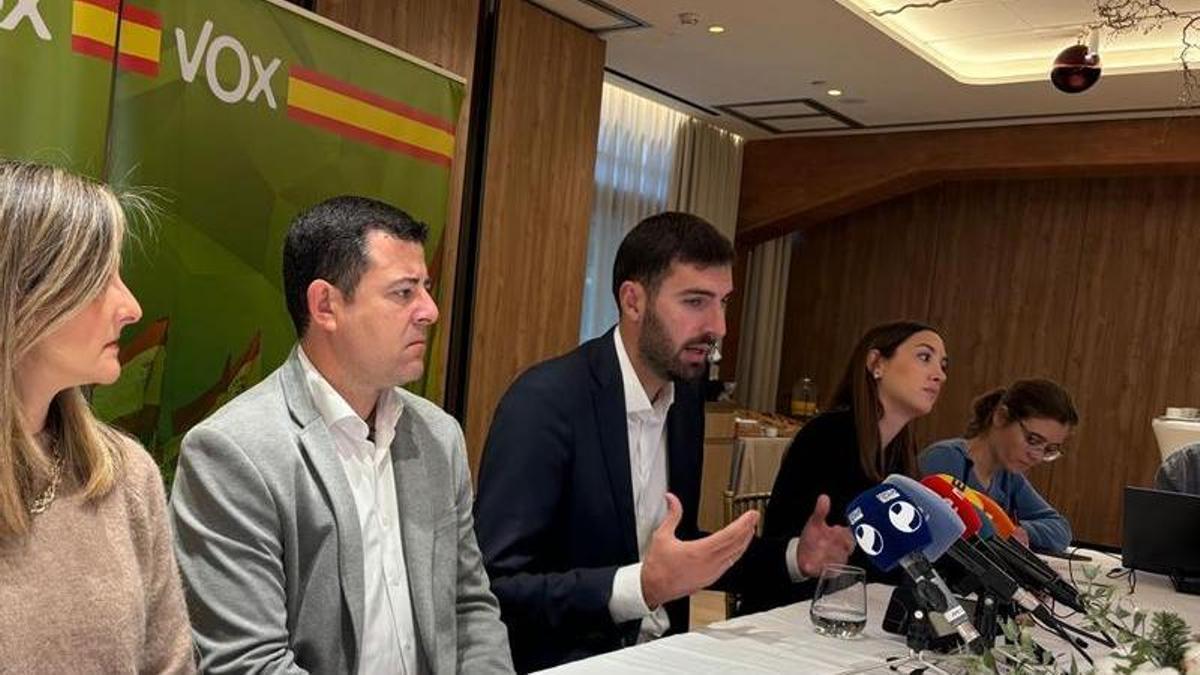 José Ángel Antelo, durante el desayuno informativo de Vox de este lunes por la mañana.