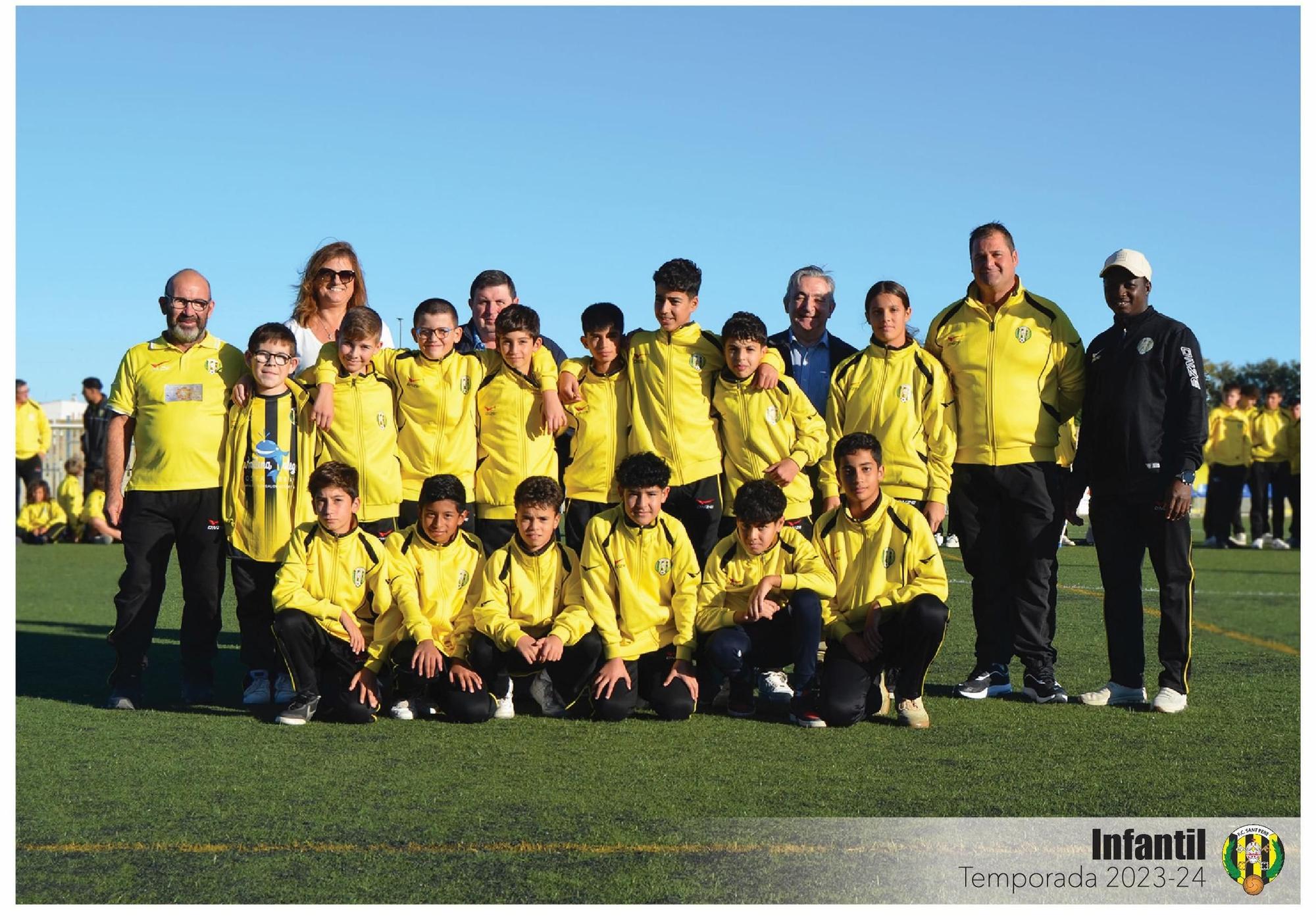 Els equips del Futbol Club Sant Pere Pescador 2023/24