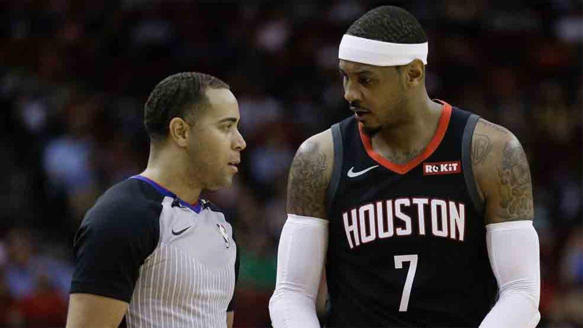 Carmelo Anthony deja los Houston Rockets