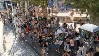 FOTOS | La protesta de Sóller contra la masificación turística, en imágenes