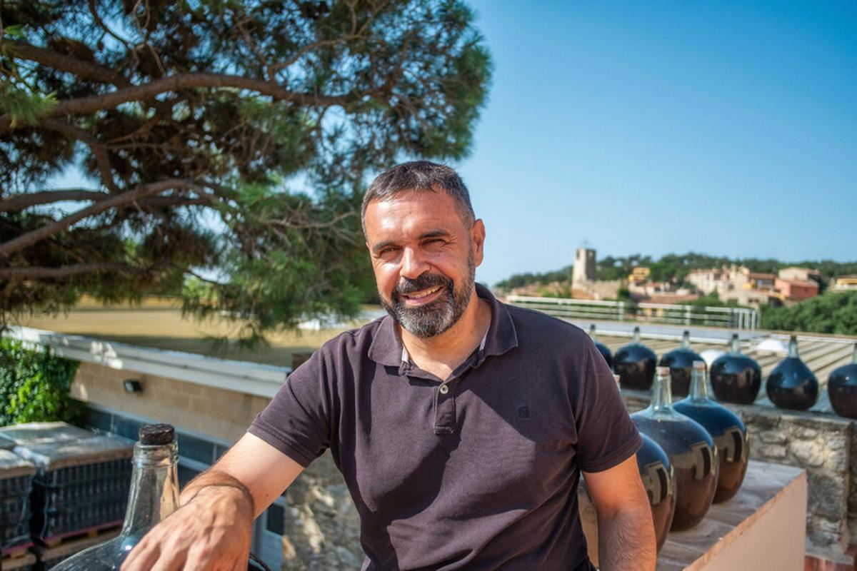 David Molas, responsable del celler Vinyes dels Aspres de Cantallops.