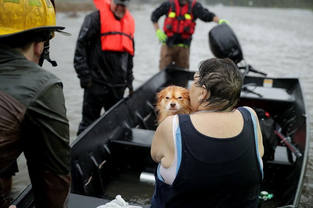 Inundaciones en la costa este de EE UU tras la llegada del huracán Florence