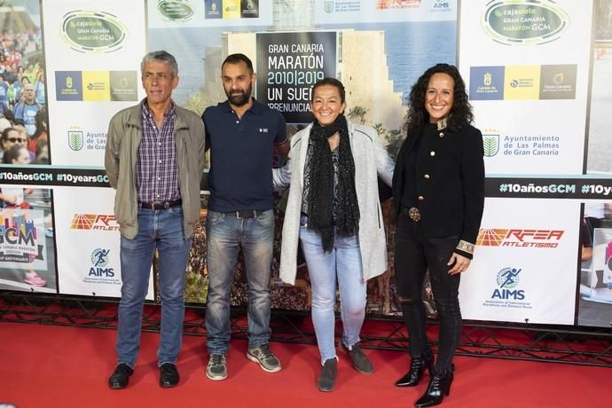 24.01.19. Las Palmas de Gran Canaria. Gala decimo aniversario Gran Canaria Maratón. Gran Canaria Arena.  Foto Quique Curbelo