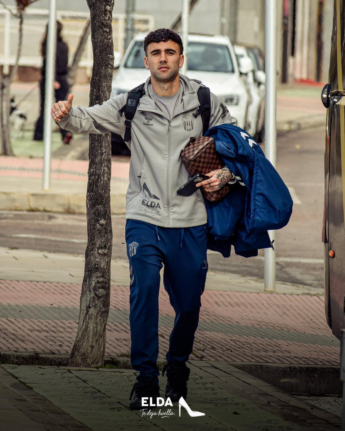 Rober Ibáñez, listo para emprender el viaje a Torremolinos