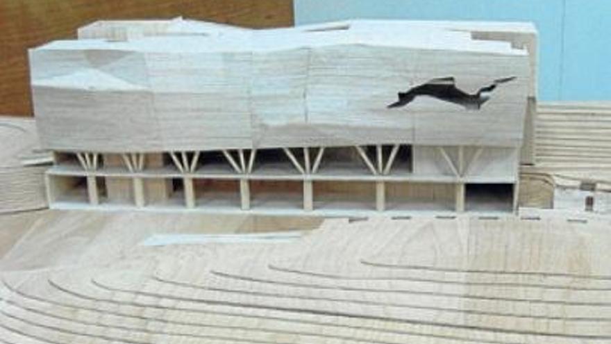 Maqueta del Museo de Paleontología.