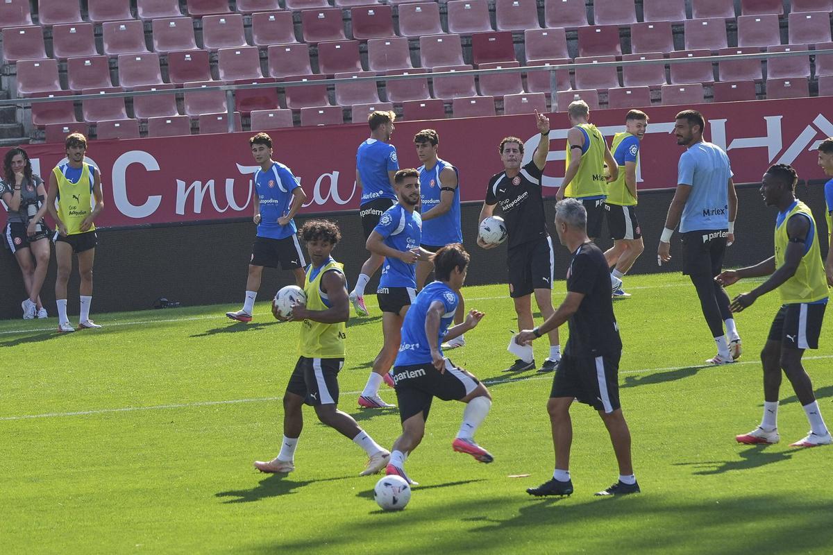 Les millors imatges de l'entrenament del Girona FC