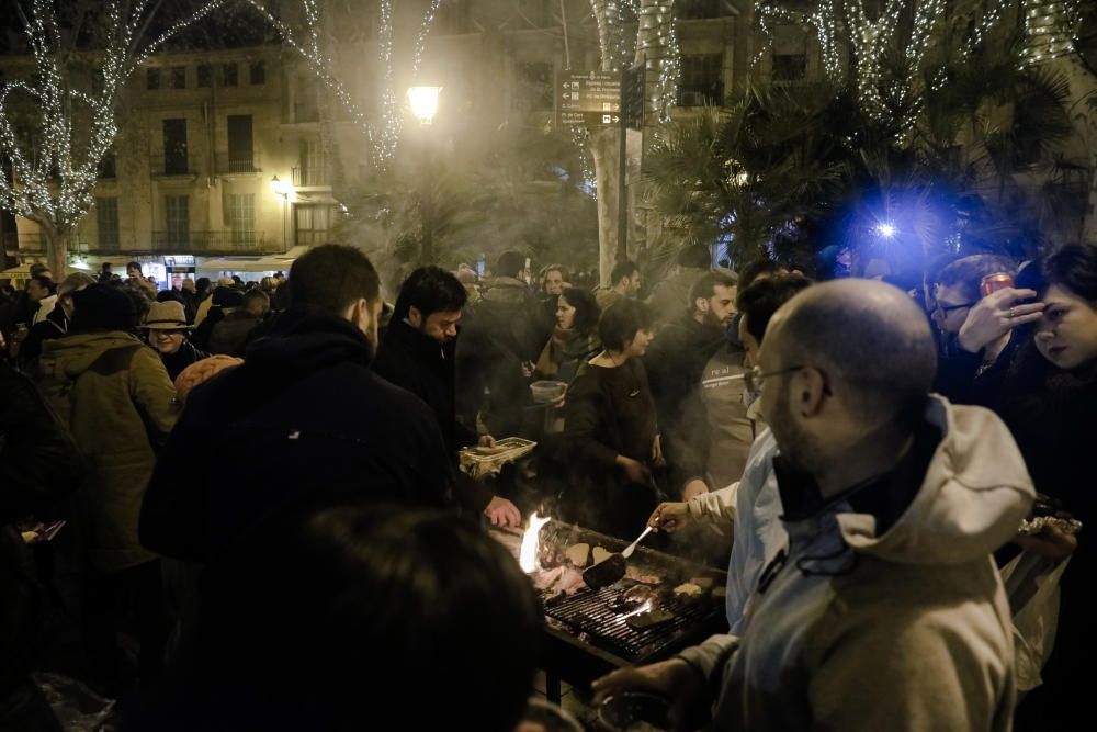 Palma feiert Sant Sebastià trotz Regen, Wind und Kälte